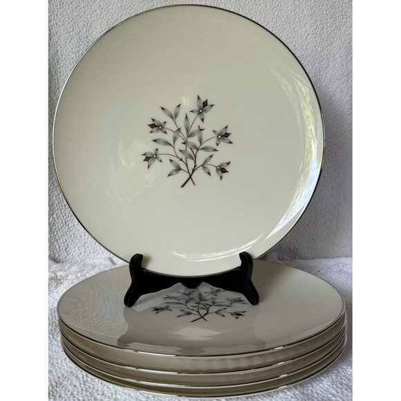 Lenox Set Of 5 Dinner Plates X-516 Princess Pattern Vintage 1954 To 1981